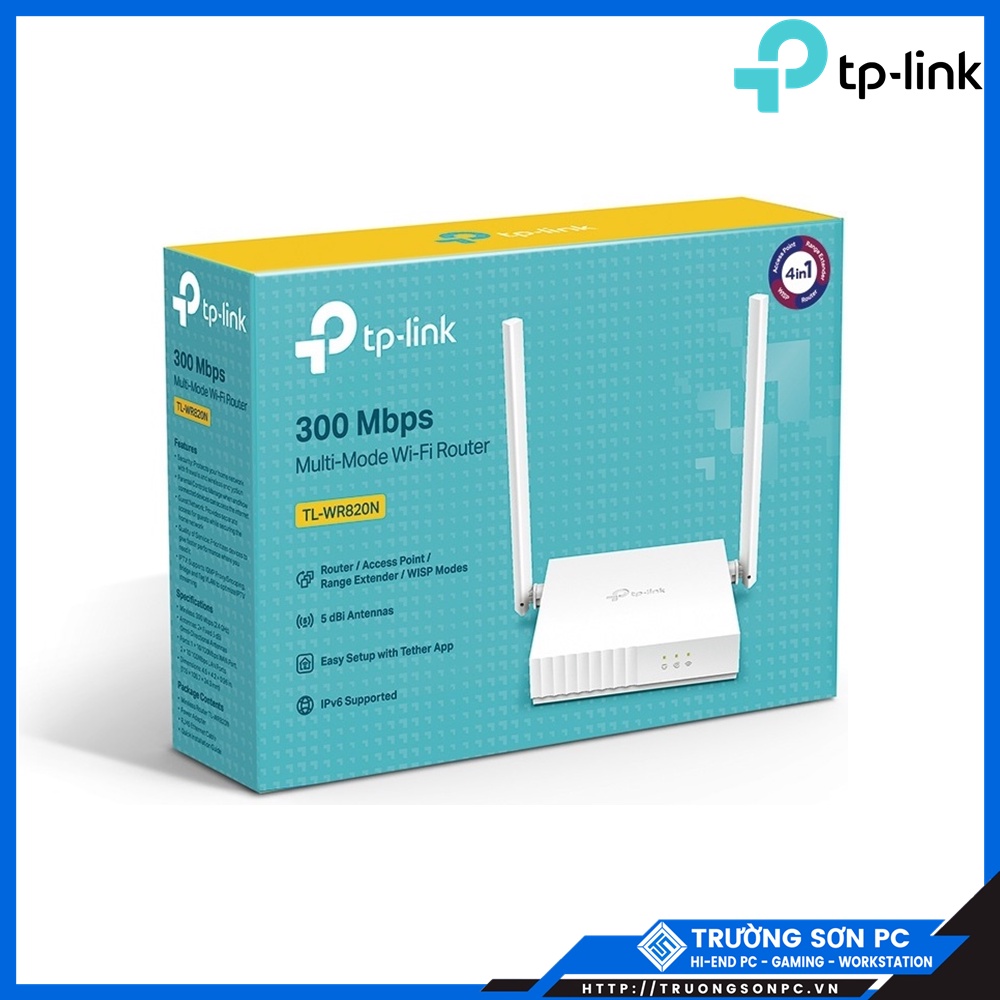 Bộ Phát Wifi TP-Link TL-WR820N 2 Dâu 300Mbps | Router Wifi 820N