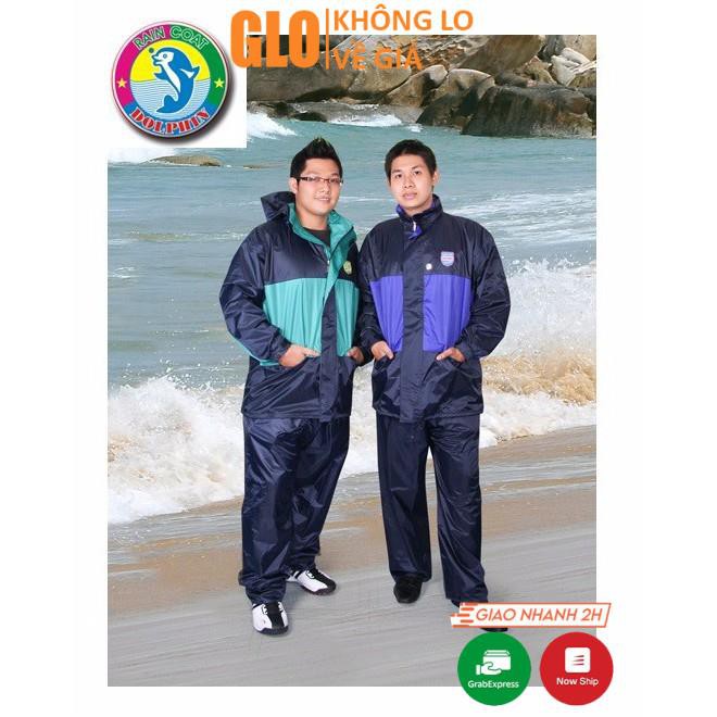 Áo mưa bộ 2 lớp Dolphin G1 thời trang