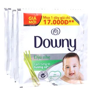 Set 100 gói Nước xả downy dung tích 20ml chỉ 13.5k/dây