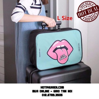 Túi vali du lịch thời trang phong cách Hàn Quốc cực hot (Xanh)