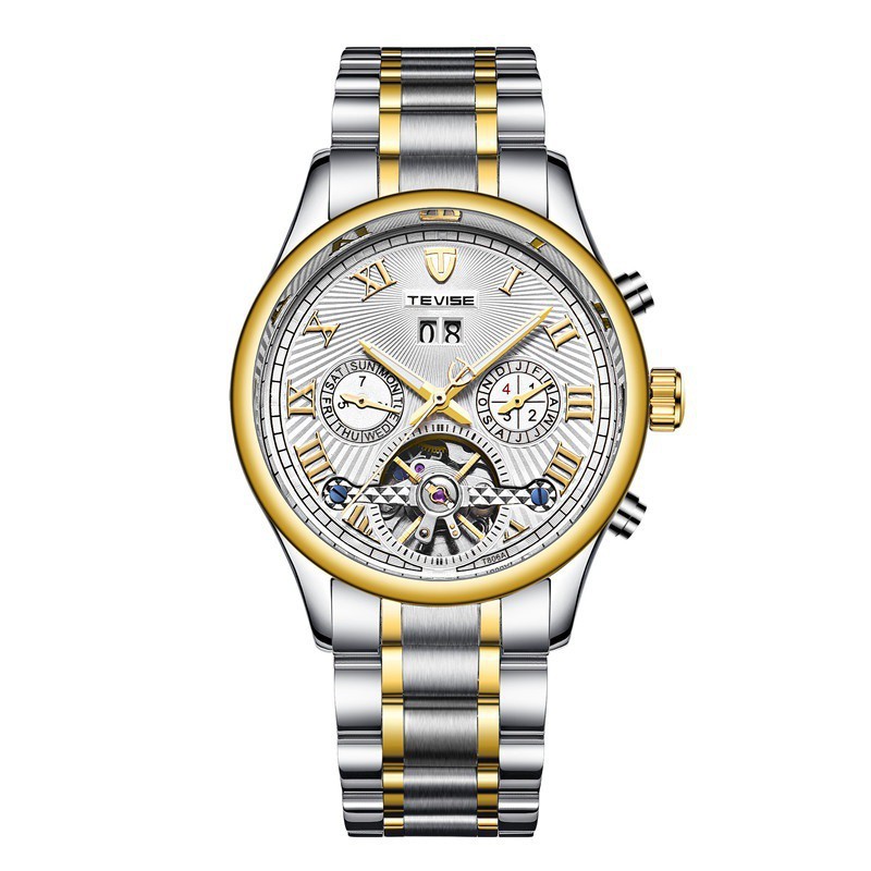 ĐỒNG HỒ NAM TEVISE T806A, DÂY THÉP ĐÚC CAO CẤP, ĐỒNG HỒ CƠ CAO, DÒNG CAO CẤP Bán lẻ giá sỉ