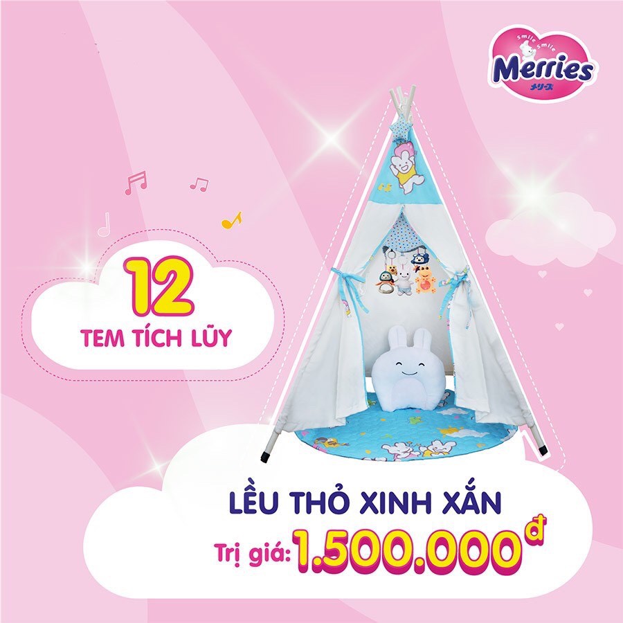 Tã MERRIES Dán/Quần-NB90,S82,M64,L54 Chính Hãng cty Kao VN