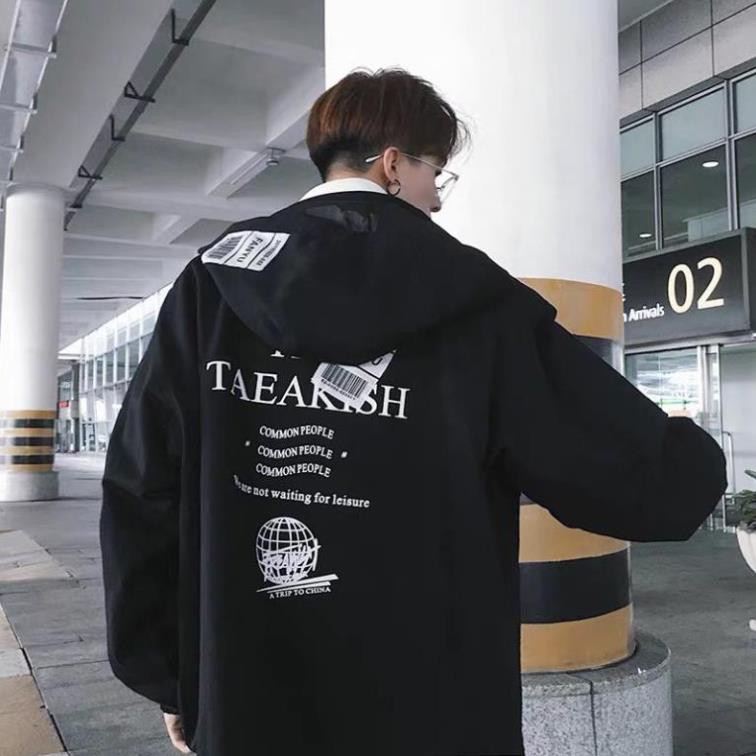 Áo khoác kaki unisex form rộng túi hộp Team nam nữ thời trang kmg thu đông