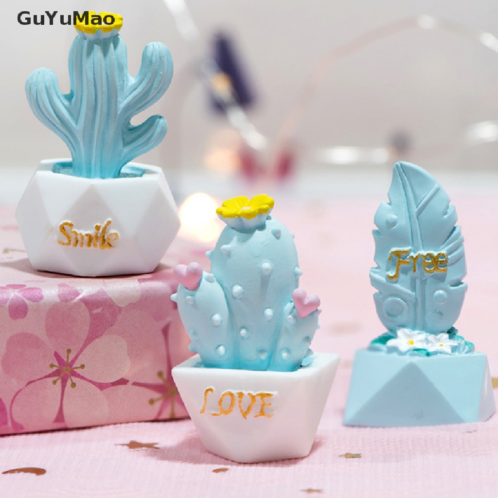 Mô Hình Cây Xương Rồng Bằng Nhựa Resin Dễ Thương Có 10 Kiểu Để Trang Trí