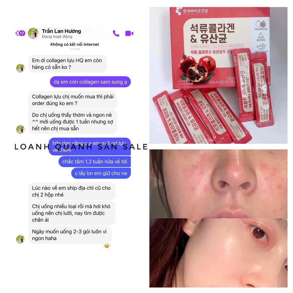 Có bill_ Collagen lựu Hàn Quốc | Thế Giới Skin Care