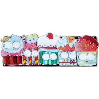 Thiệp Sinh Nhật Hộp Diêm DIY - Set 5 Hộp - Cupcake