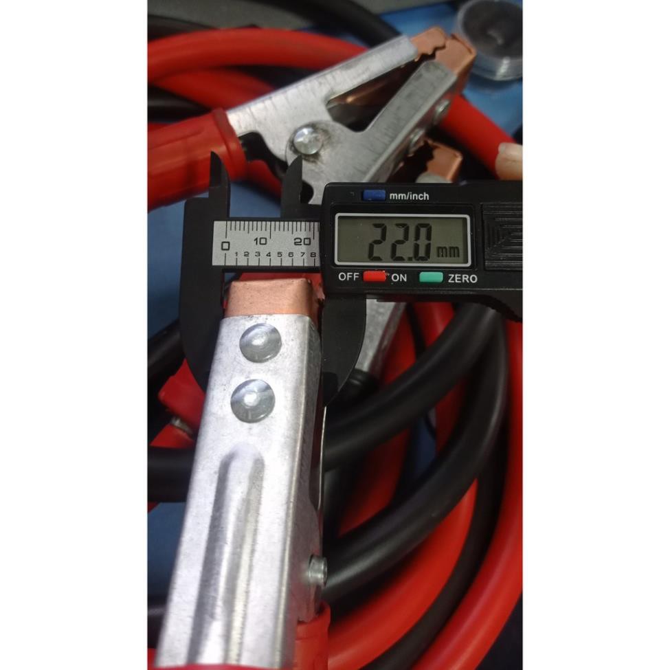 ⚡️Dài 3 Mét⚡️ Bộ Dây Cáp Kích Điện/ Câu Bình Ắc Quy Kẹp Cá Sấu Lõi Đồng - Rất Cần Thiết Cho Ôtô, Xe Hơi Chết Máy KCS085