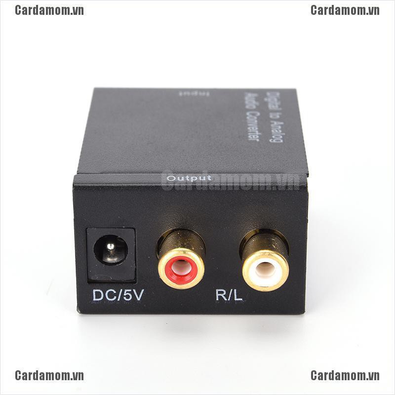 {carda} optical coaxial toslink digital to analog audio converter adapter rca L/R 3.5mm{LJ}