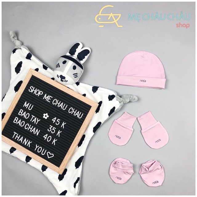 Set mũ bao chân bao tay Nous
