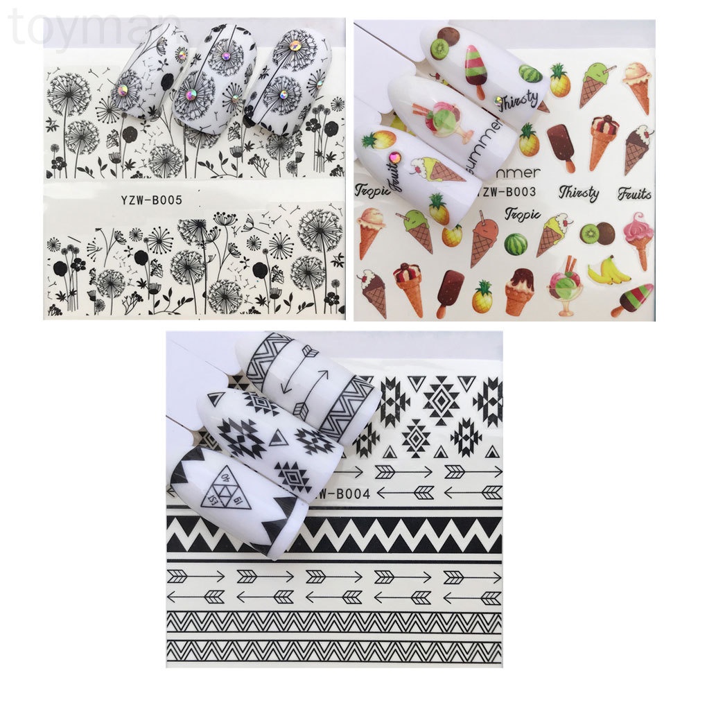 Miếng dán 3D trang trí móng tay chuyên dụng hợp thời trang