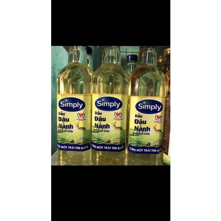 Dầu ăn đậu nành Simply chai 1L