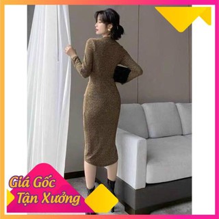 VÁY LEN NHŨ DÁNG ÔM VẠT CHÉO