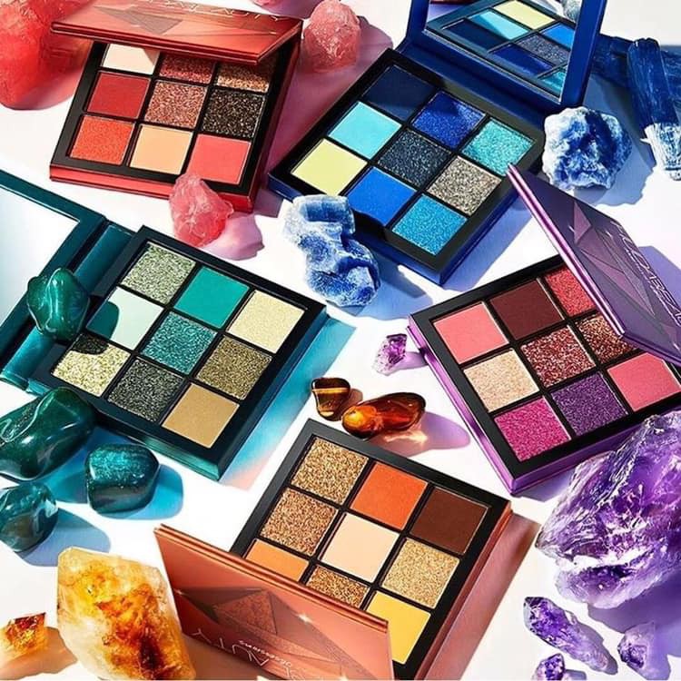 bảng màu mắt của huda beauty diamond