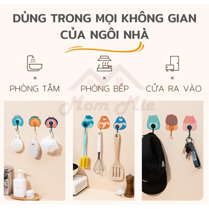Móc dán tường chịu lực đa năng, nhiều mẫu dễ thương - J169