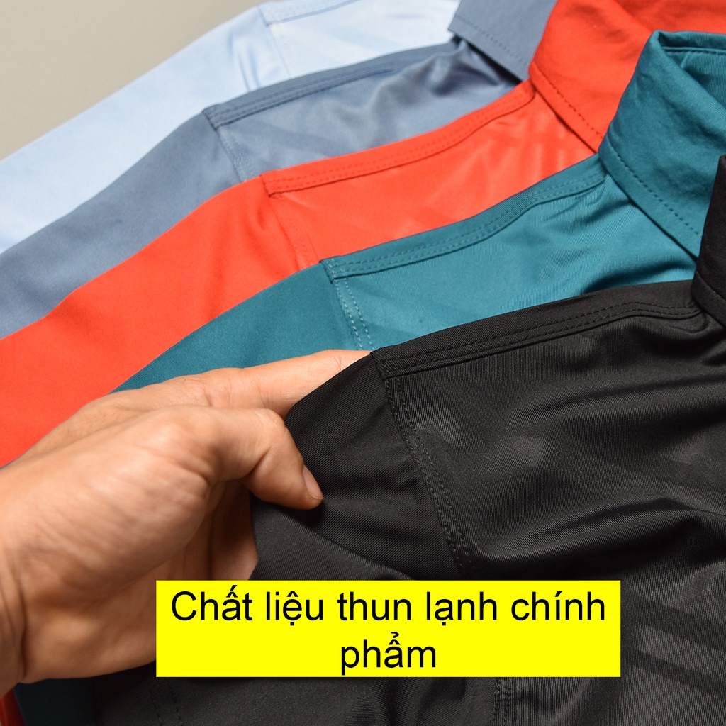 Áo thun thể thao nam cổ trụ chất thun lạnh co giãn 4 chiều chính phẩm. Mã . Áo thể thao nam.