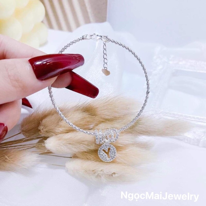 Lắc nữ bạc dáng vòng Pa.nDora đủ chữ cái xinh xắn sang trọng đẹp mê ly - Ngọc Mai Jewelry