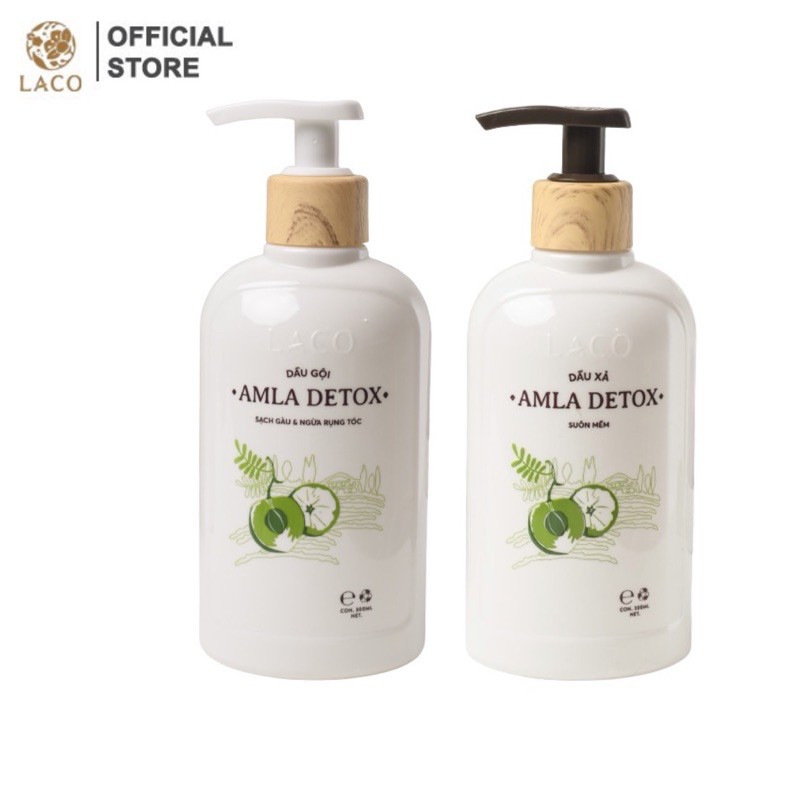 Bộ Dầu gội Amla detox ngăn ngừa rụng tóc, 300ml | BigBuy360 - bigbuy360.vn