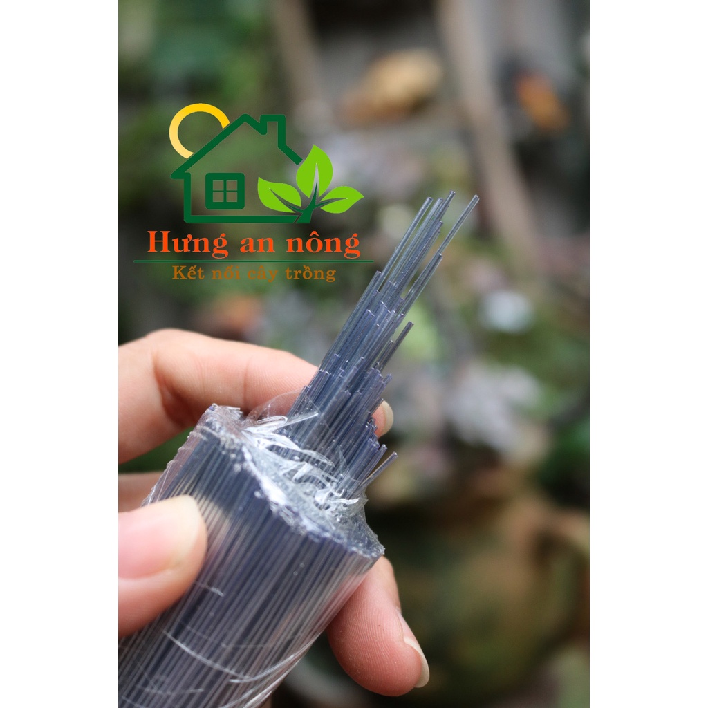 Bó 1.000 sợi kẽm bọc nhựa dạng tròn, được cắt sẵn 10cm, đường kính 0.9mm - dùng buộc cành, gói quà, buộc linh kiện