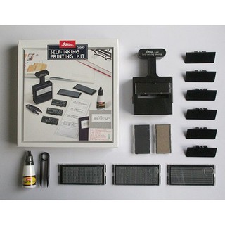 Dấu Bộ Ghép Chữ Có Mực Sẵn Shiny S600 Self-Inking Printing Kit