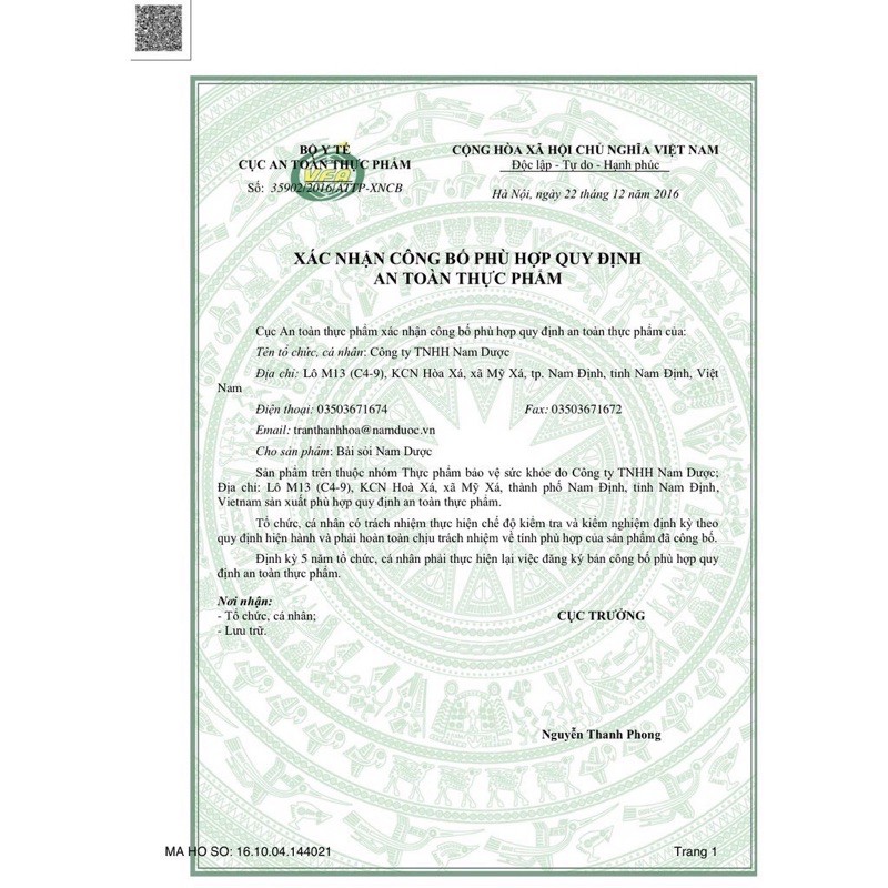 Bài Sỏi Nam Dược - hộp 40 viên