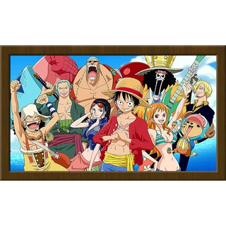 Miếng Dán Tường Trang Trí Hình Nhân Vật Hoạt Hình One Piece