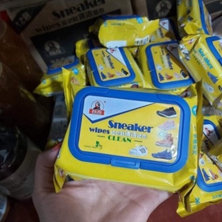 Khăn Giấy Ướt Lau Giầy Wipes Sneaker Bịch 30 Chiếc