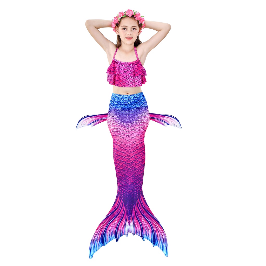 Bộ Đồ Bơi Hóa Trang Nàng Tiên Cá Xinh Xắn Dành Cho Bé Gái