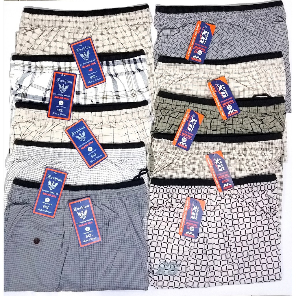 Combo 20  quần đùi nam, quần short nam,  vải kaki mềm 100% cotton, size  60-80kg - Hàng VN (Ảnh thật)
