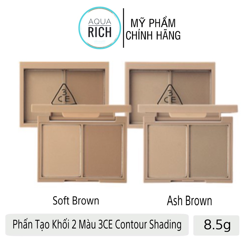 Phấn Tạo Khối 2 Màu 3CE Contour Shading 8.5g