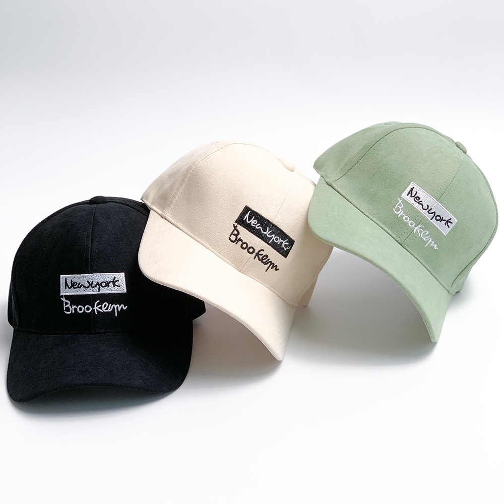 Mũ lưỡi trai thêu chữ NewYork thời trang phong cách nón kết nam nữ AH1538