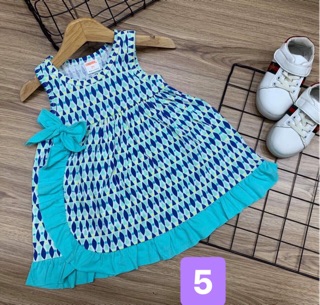 Đầm cotton bé gái size 8-22kg