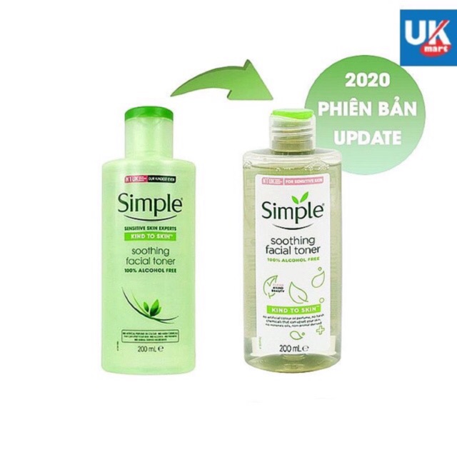 Nước hoa hồng Simple Soothing Facial Toner 200ml | BigBuy360 - bigbuy360.vn