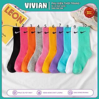 Tất Vớ Cao Cổ Nike 🌈Đa Sắc Màu🌈Phong cách Thể Thao Cá tính thời trang Vintage được ưu truộng nhất.