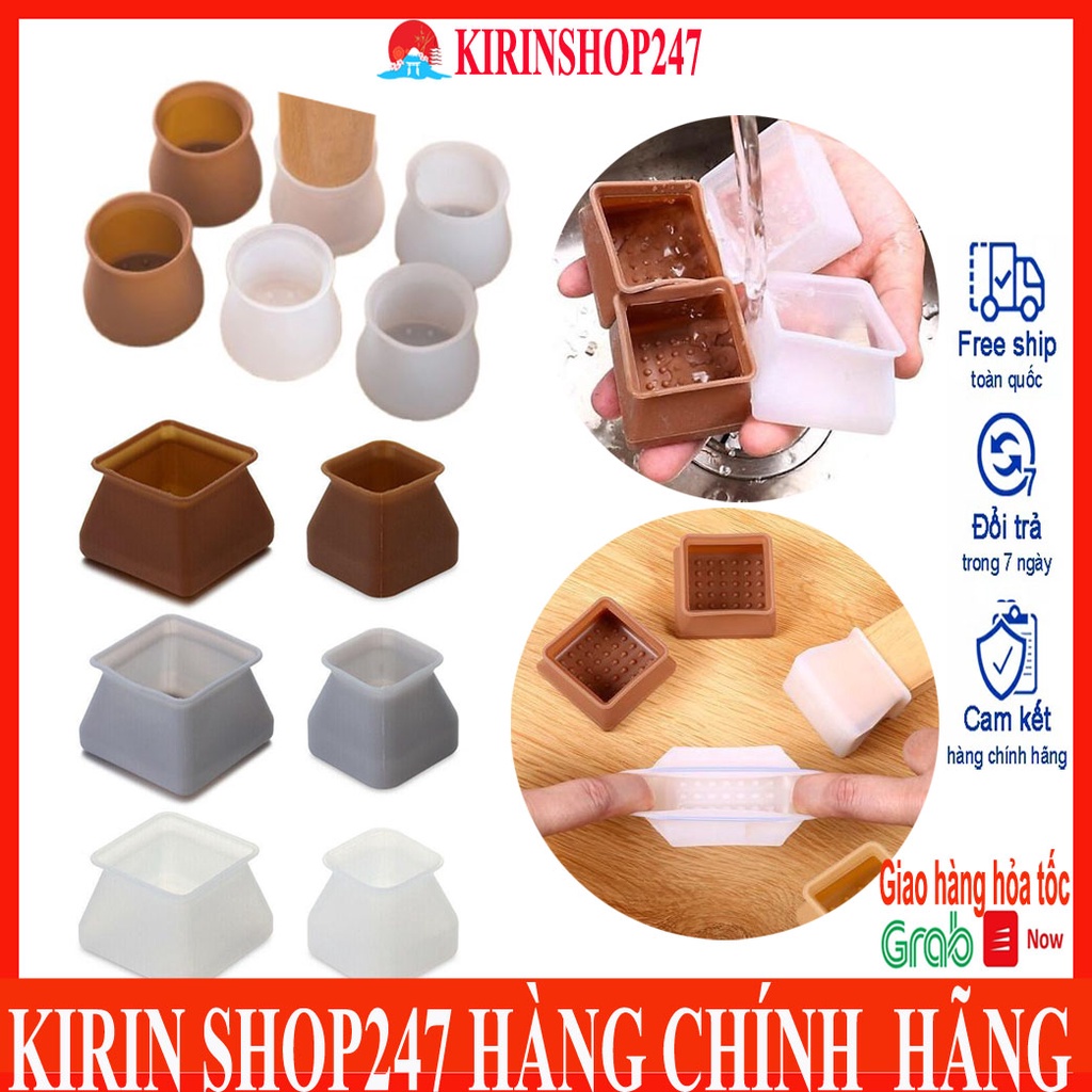 Vỏ bọc chân ghế, bàn ghế bằng silicone dày