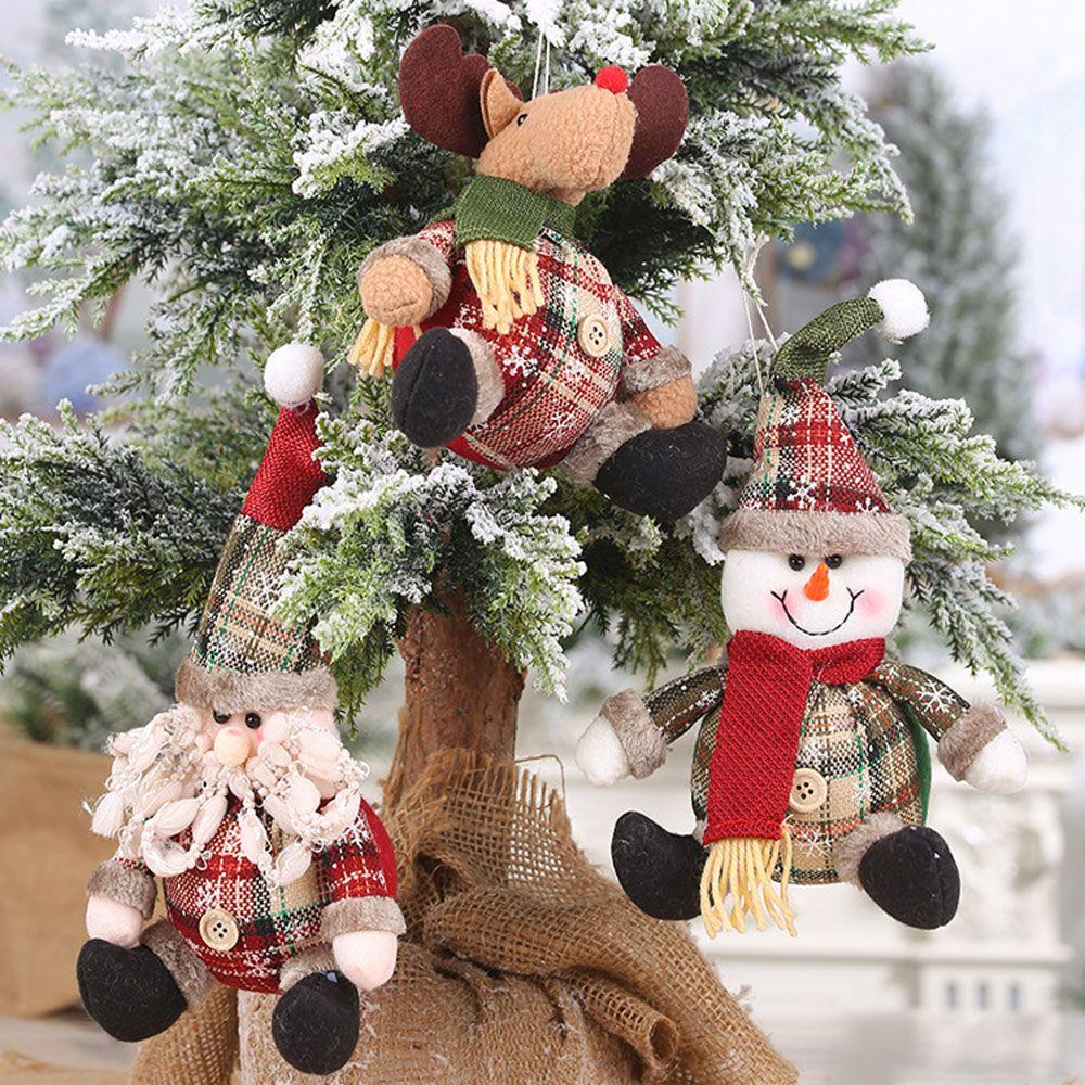 Búp Bê Hình Ông Già Noel / Người Tuyết / Nai Sừng Tấm Thời Trang