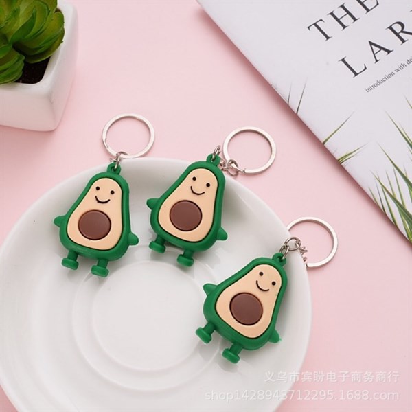 Móc khóa hình trái bơ đáng yêu