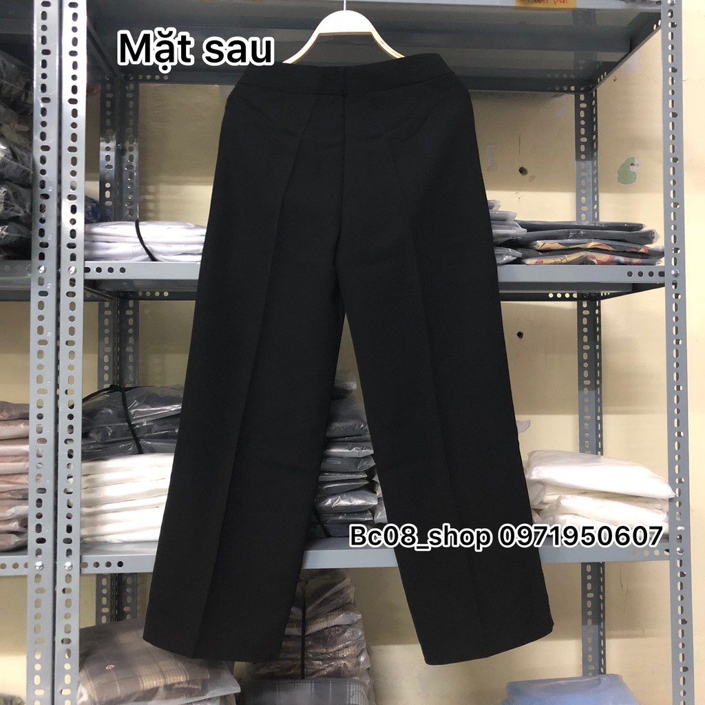 Quần Tây Ống Rộng màu đen SIMPLE PANT - BC013 | BigBuy360 - bigbuy360.vn