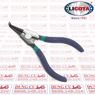 Kìm mở phe ngoài mũi cong Cao cấp 7 inch (175mm) Licota - APT-38009B