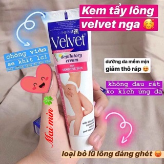 Kem tẩy lông Velvet 100ml Hàng Nga - Chính Hãng
