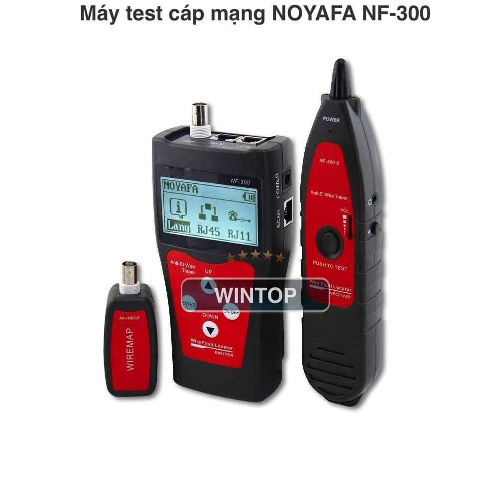 Máy Test mạng Noyafa NF-300 (NF300 RJ11/RJ45/BNC)