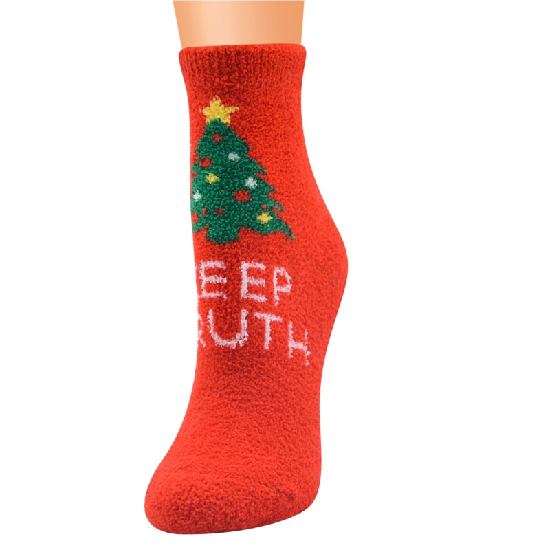 Youyo Set 10 Đôi Vớ Giáng Sinh Ấm Áp In Họa Tiết Ông Già Noel Tuần Lộc Vui Nhộn Dễ Thương Cho Nữ