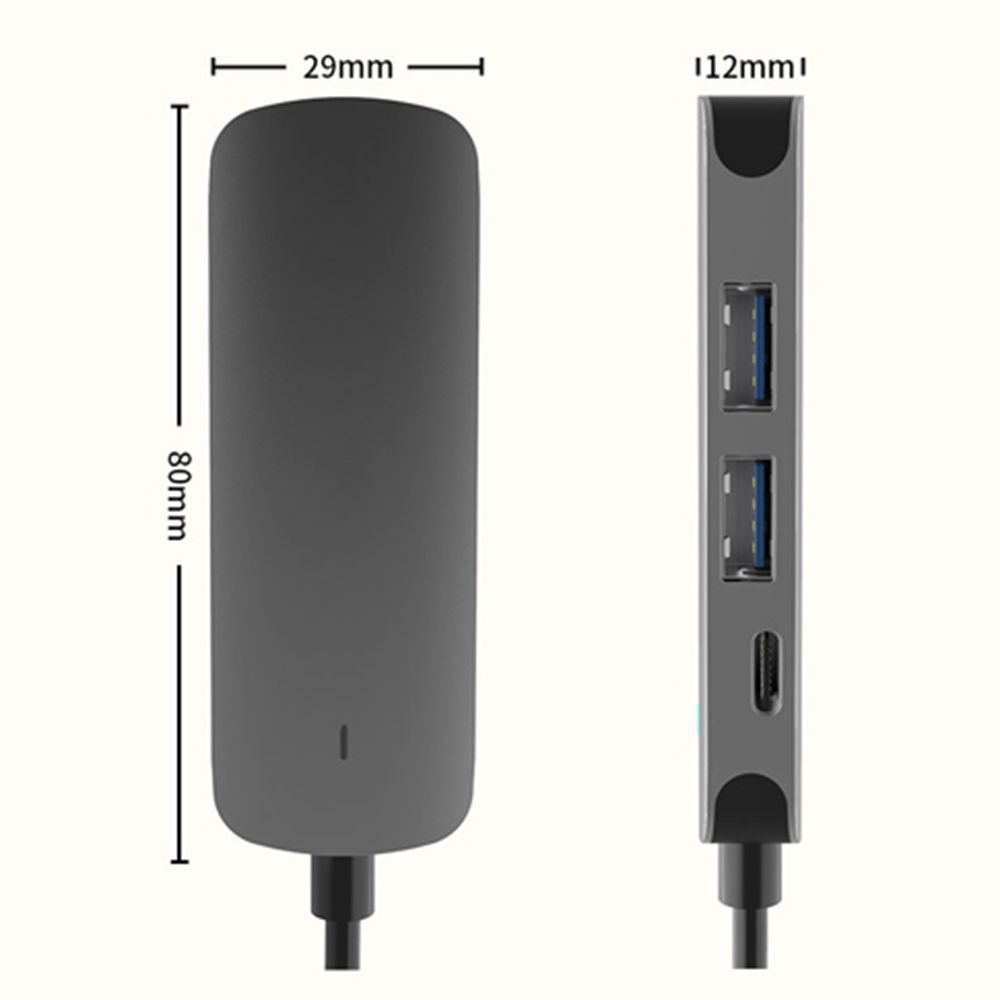 Đầu đọc thẻ nhớ 4 trong 1 6 trong 1 cổng USB Type C sang HDMI 15 trong 1 RJ45