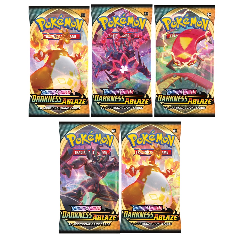 Tổng Hợp Một gói thẻ bài Pokemon Tcg booster pack bản tăng cường XY, Sun and Moon, Sword and Shield Chính hãng Mỹ, Nhật