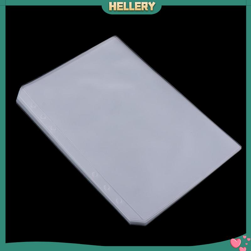 Set 10 Bìa Đựng Tài Liệu Khổ A5 6 Lỗ Bằng PVC Trong Suốt Tiện Dụng
