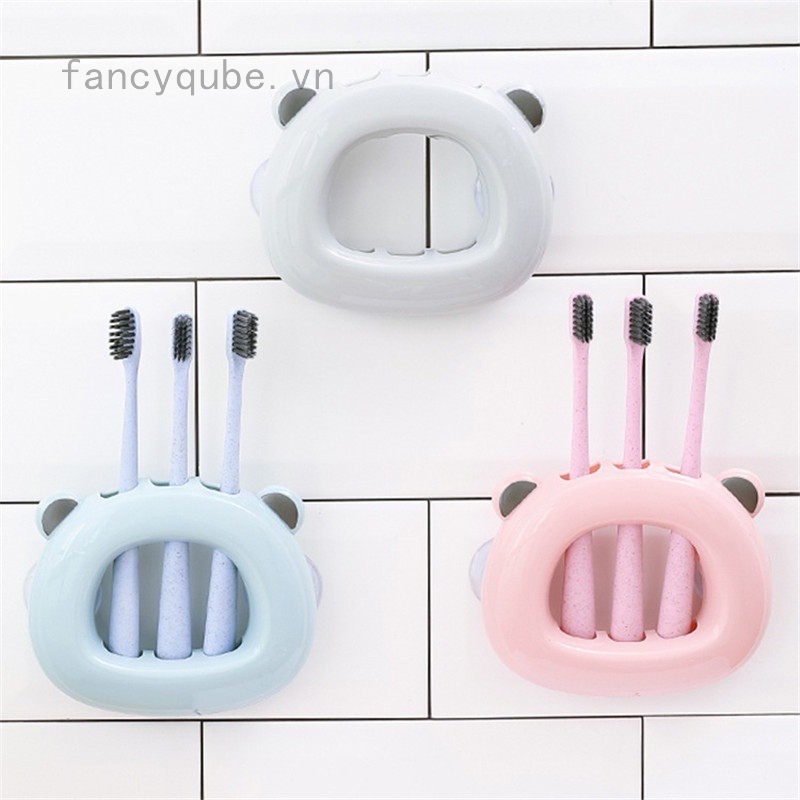Giá đỡ để bàn chải đánh răng hình con gấu dễ thương