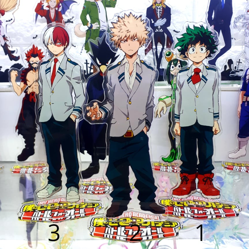 Mô Hình Standee acrylic anime hình My Hero Academia đồng phục