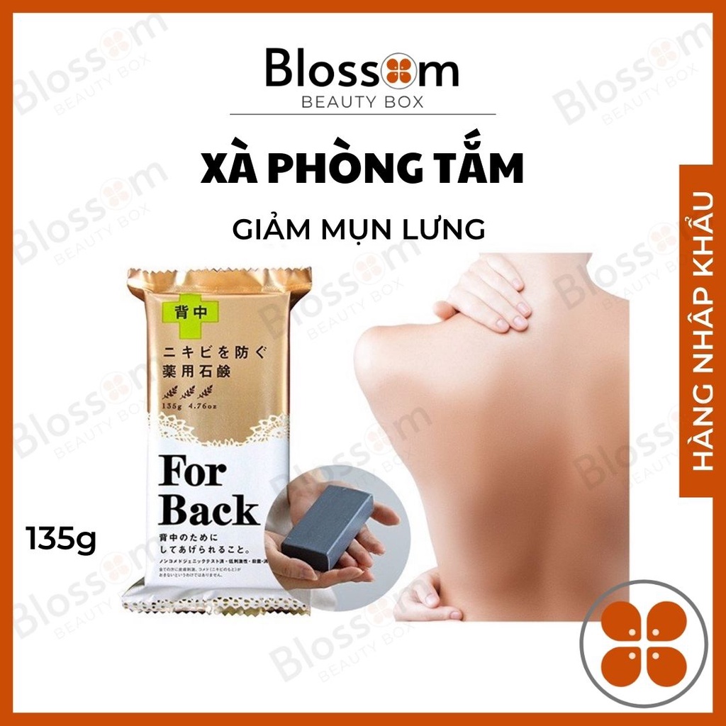 Xà phòng tắm giảm mụn lưng FOR BACK Pelican Nhật Bản 135G