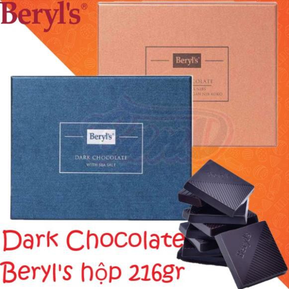 (2 vị) Dark Chocolate Beryl's hộp 216gr