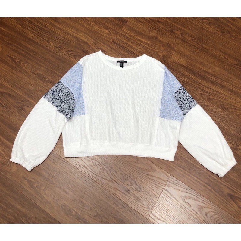 Áo thun len tay hoa F21 Sweater