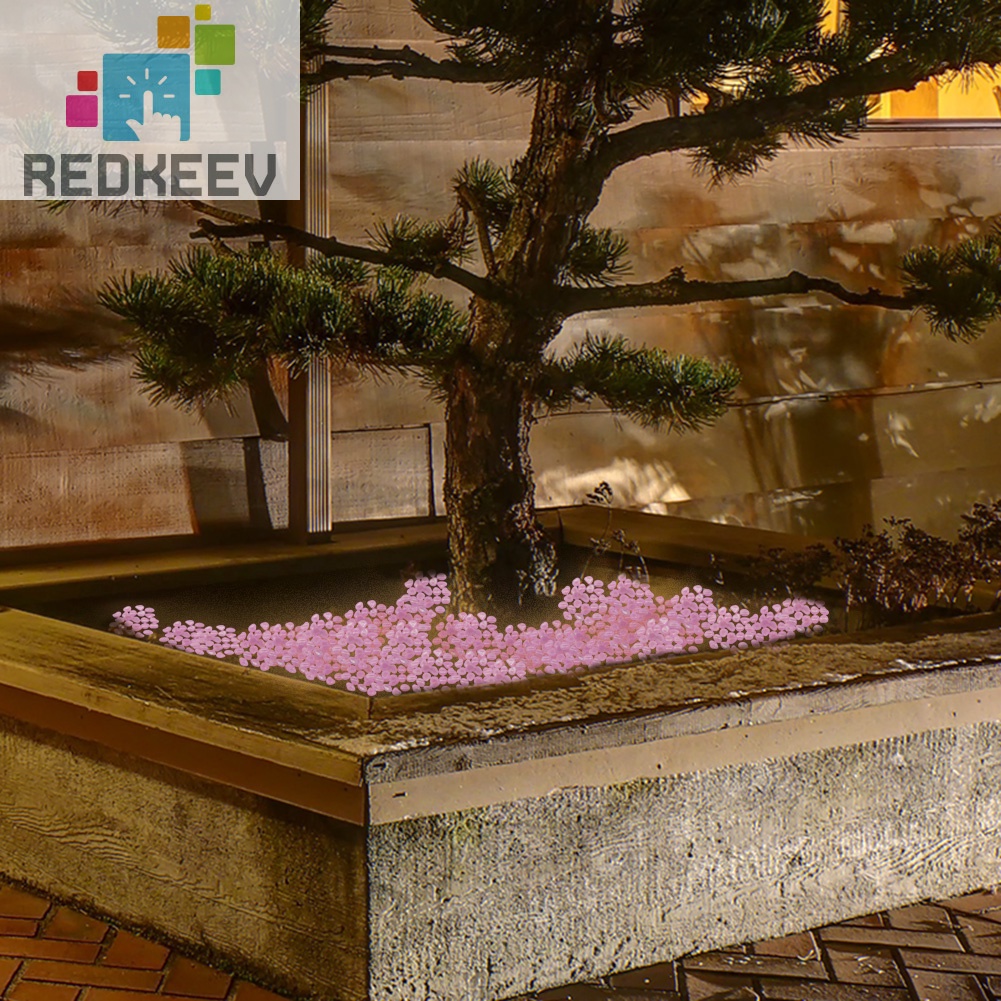 Set 100 viên đá cuội phát quang nhiều màu sắc dùng để trang trí bể cá